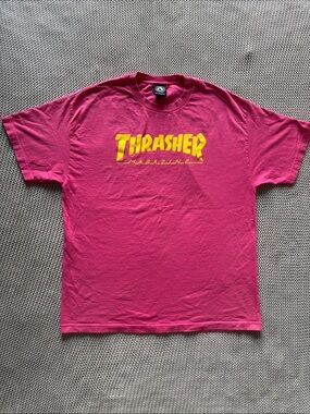 Y2K Thrasher Magazine Skate Flame Logo Shirt